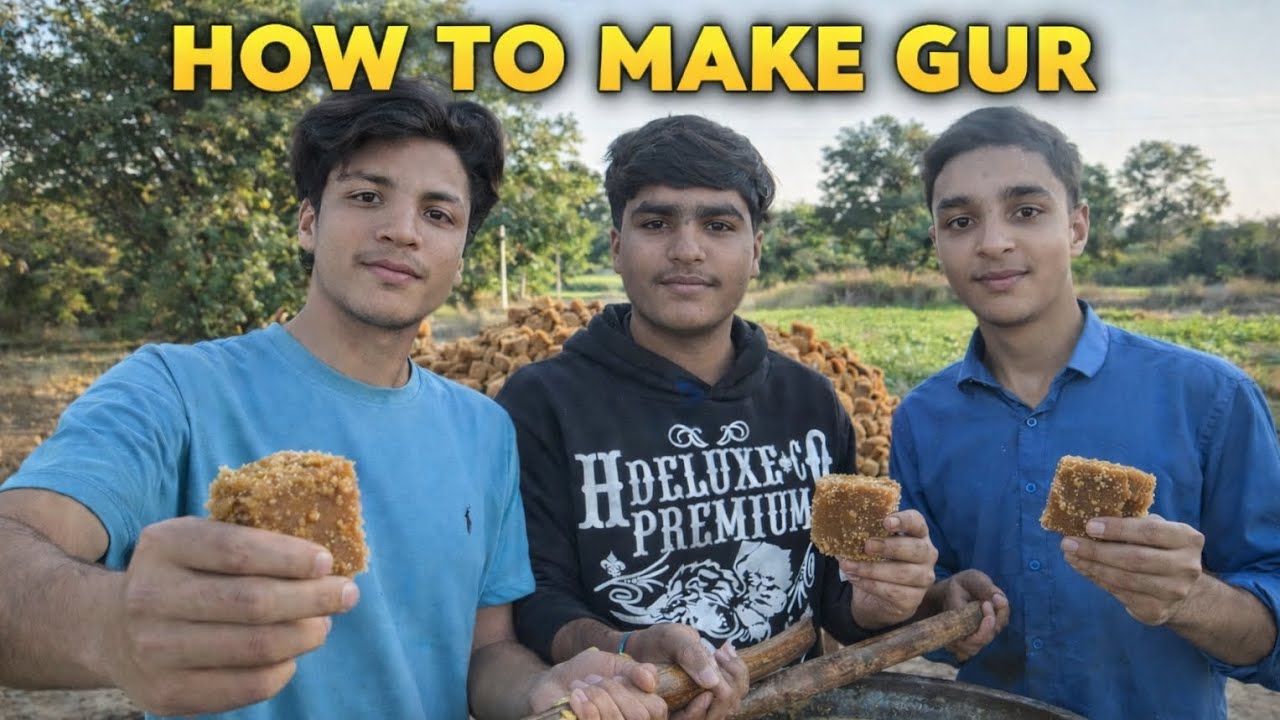 HOW TO MAKE GUR | Traditional Village Method