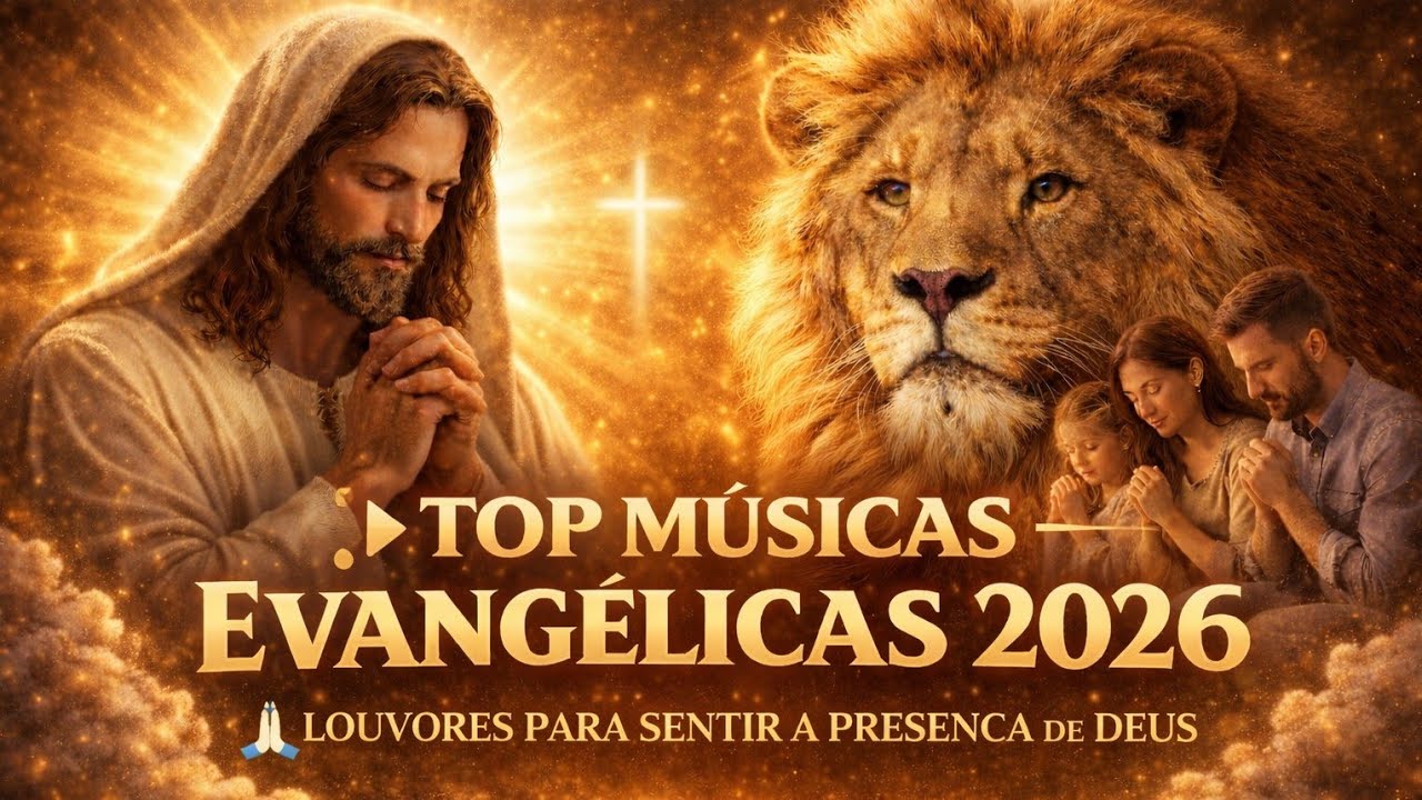 👉 TOP MÚSICAS EVANGÉLICAS 2026 🙏 Louvores Para Sentir a Presença de Deus