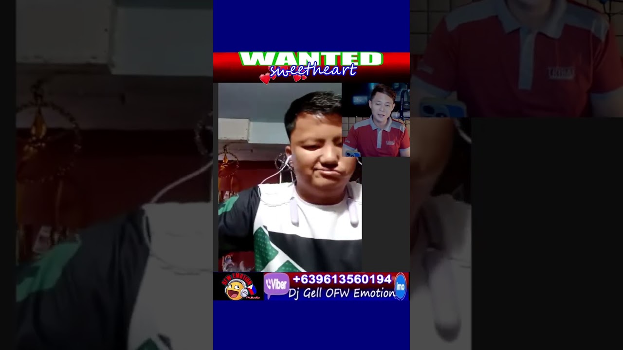Live Now : Wanted Sweetheart with DJ Gell OFW Emotion Tv.Radio / Feb 09, 2026 / 7-10PM