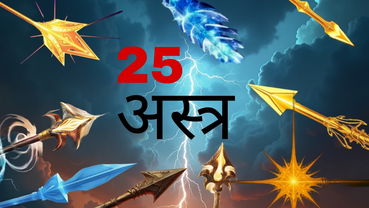 देवताओं के  25 शक्तिशाली अस्त्र  |  25 powerful weapons of Hindu God's
