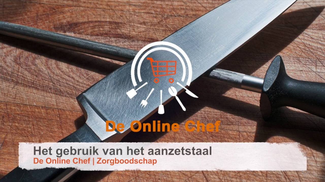 Het gebruiken van het aanzetstaal