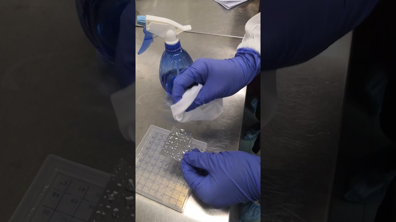 Target plate cleaning steps