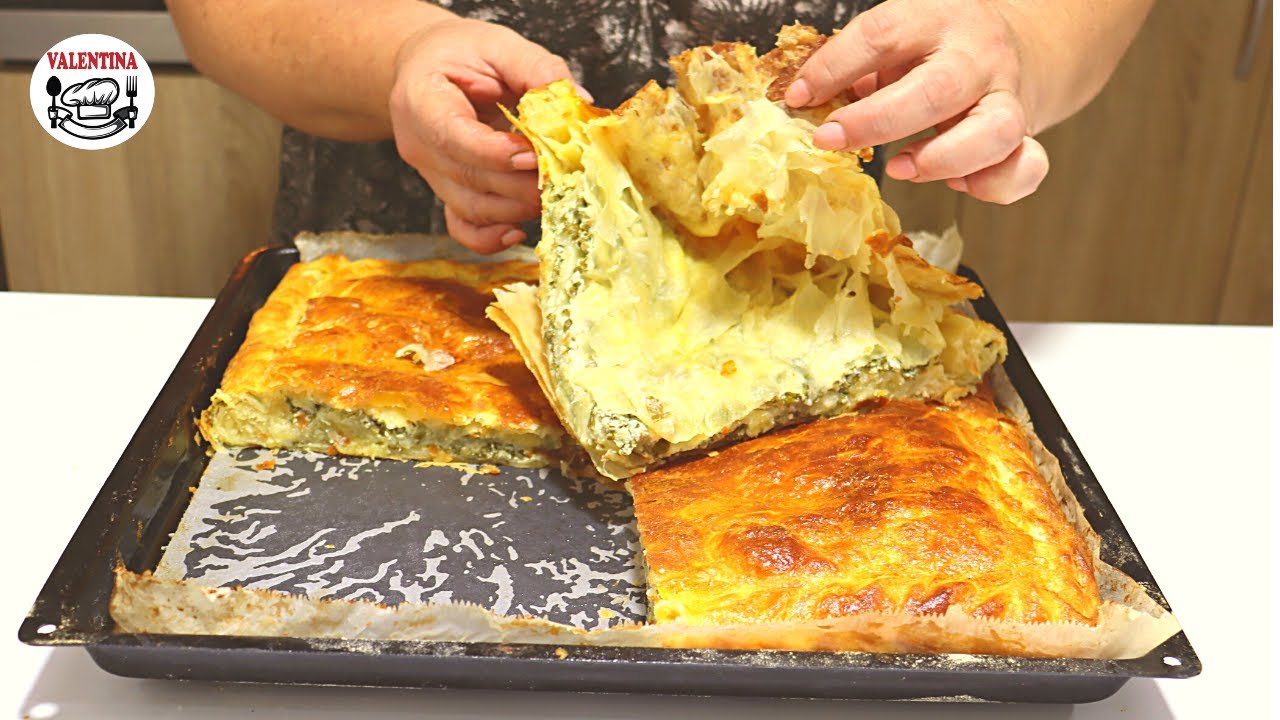 ŽELITE ALI NEIDE VAM ❗Posebno za one koji nemogu da razvuku TESTO-najukusniji-najhrskaviji BUREK❗💯🔝