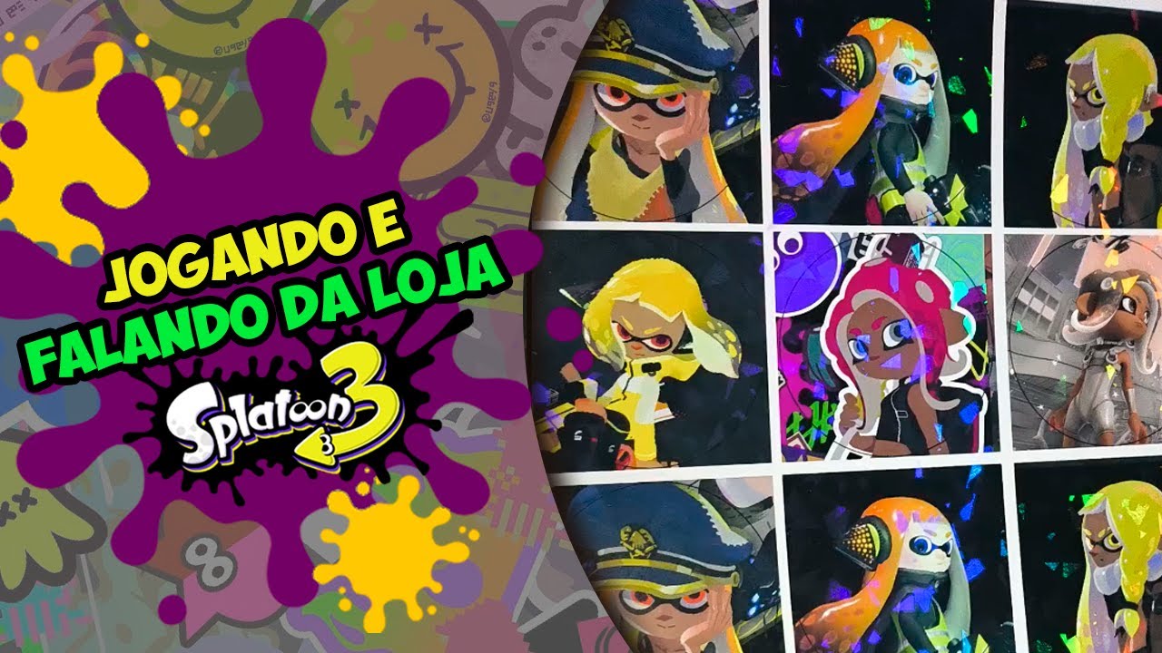 Jogando SPLATOON e falando da nova loja do canal!