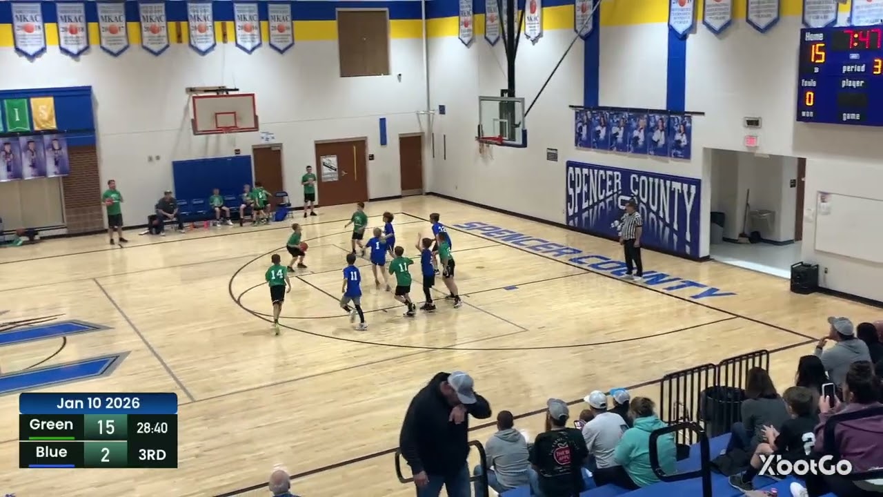 Rec Basketball - Green vs Blue (All Points)