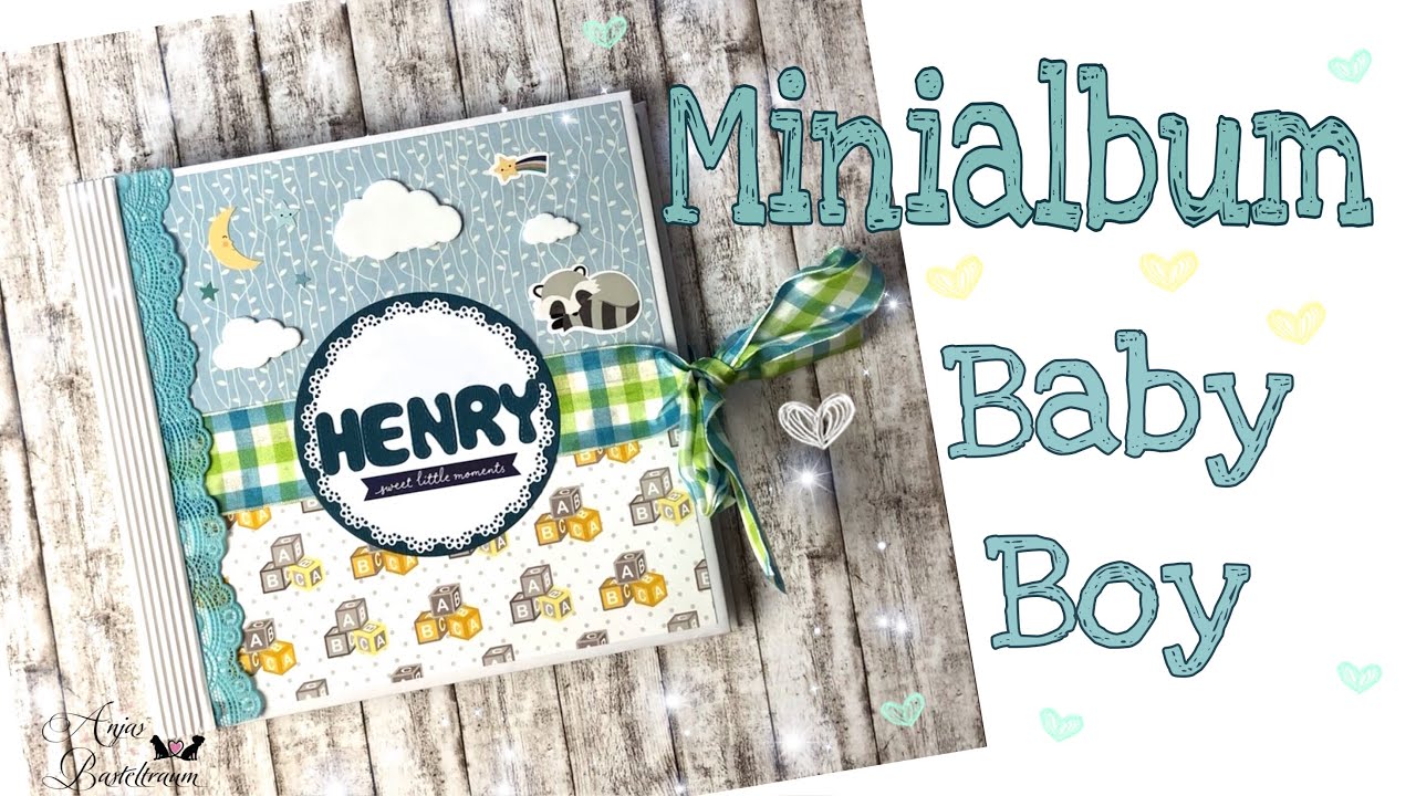 Babyalbum _ Minialbum _ Baby Boy _ Scrapbook