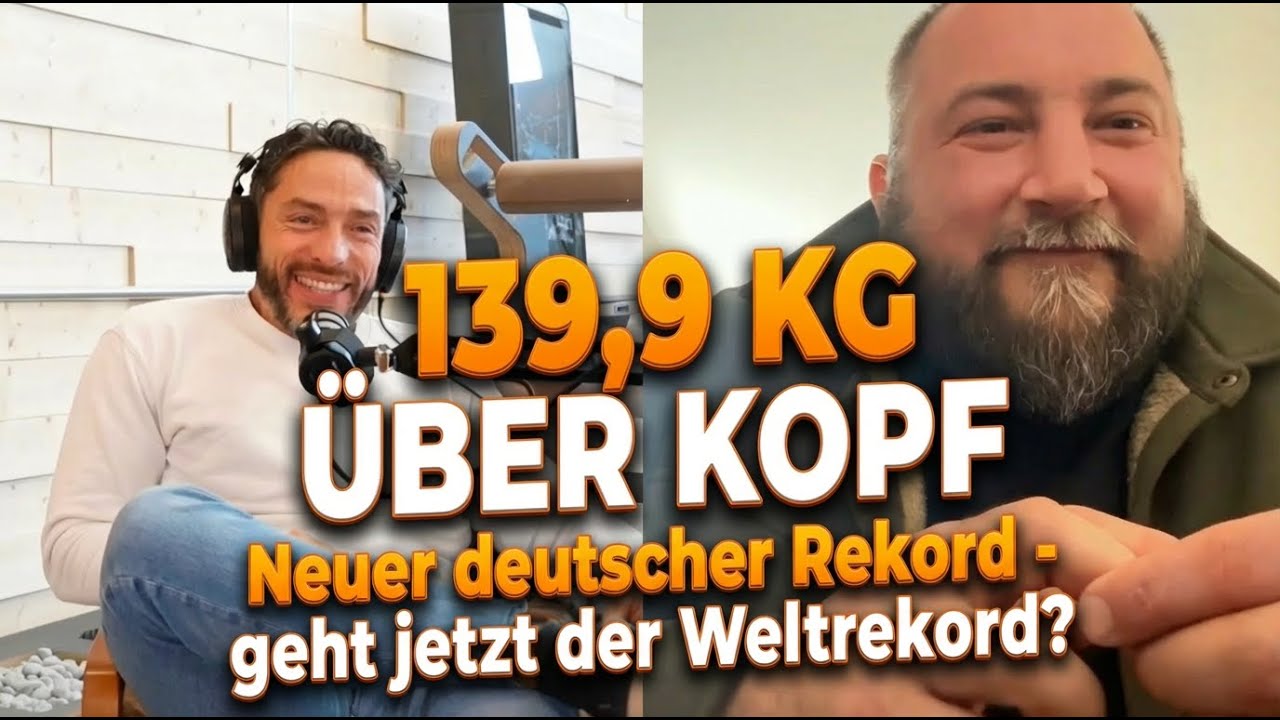 139,9 kg über Kopf: Neuer deutscher Rekord - geht jetzt der Weltrekord?