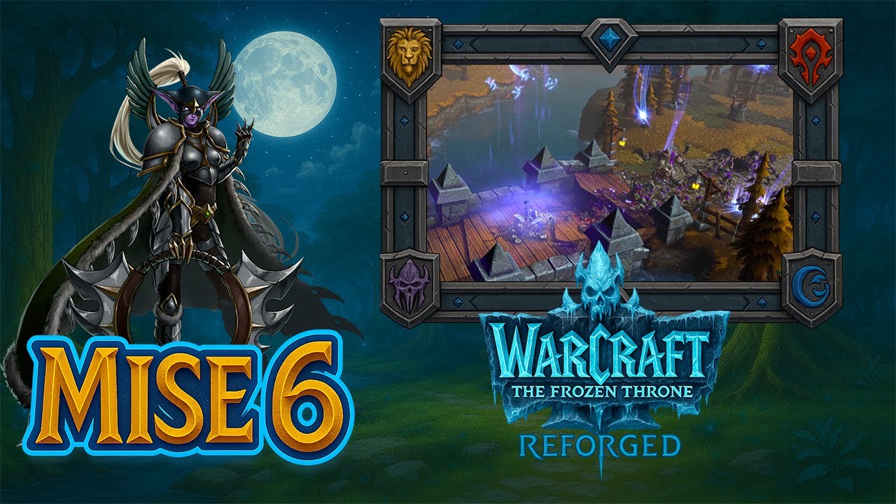 Warcraft 3 Reforged CZ Gameplay s CZ dabingem | Sentinelové – Mise 6