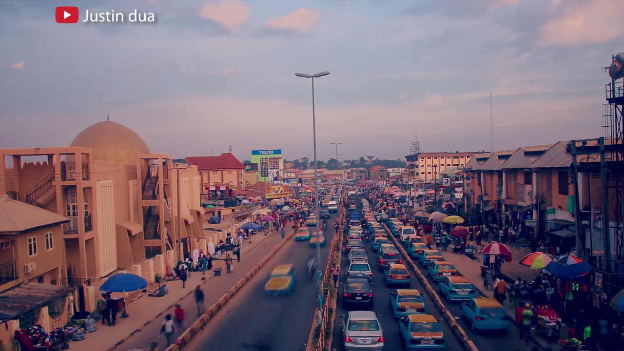 VIEW ON THE FLYOVER BRIDGE AKURE, ONDO STATE SUNSHINE CITY
