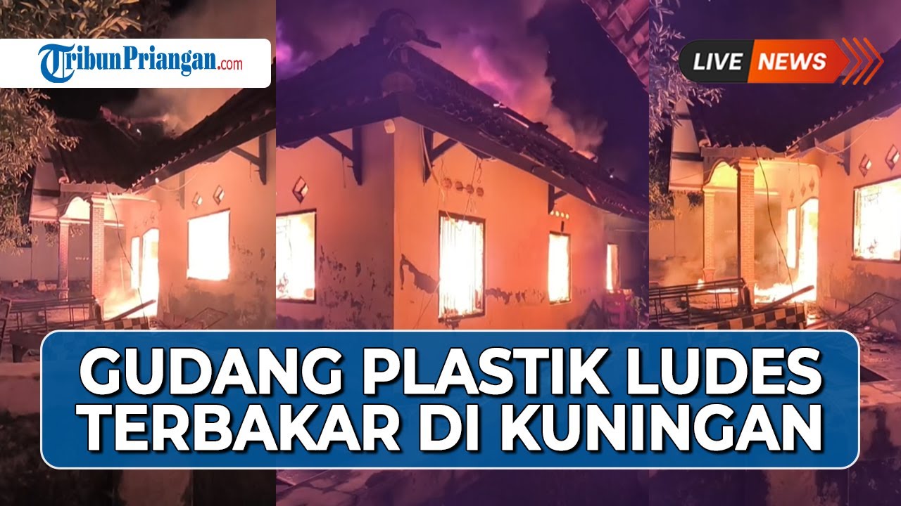 🔴LIVE - Api Sulit Padam! Damkar Kuningan Pakai 