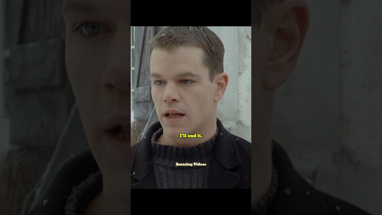 I'll end it. #thebourneidentity #jasonbourne #mattdamon #frankapotente #politicalthriller #movie