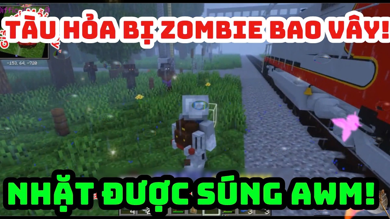 Sinh Tồn Trên Tàu Hỏa 95 Ngày Giữa Thế Giới Zombie! Tìm Thấy Súng AWM Cực Hiếm