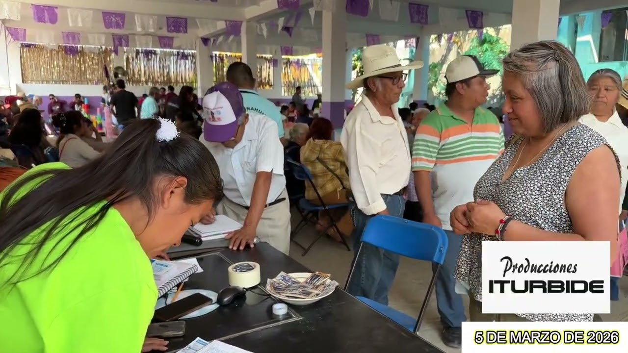 PROMESA DE LOS RADICADOS EN CALIFORNIA VIDEO 3 SALA COMEDOR AL SR. JESÚS DE TEPALCINGO 5 MARZO 2026