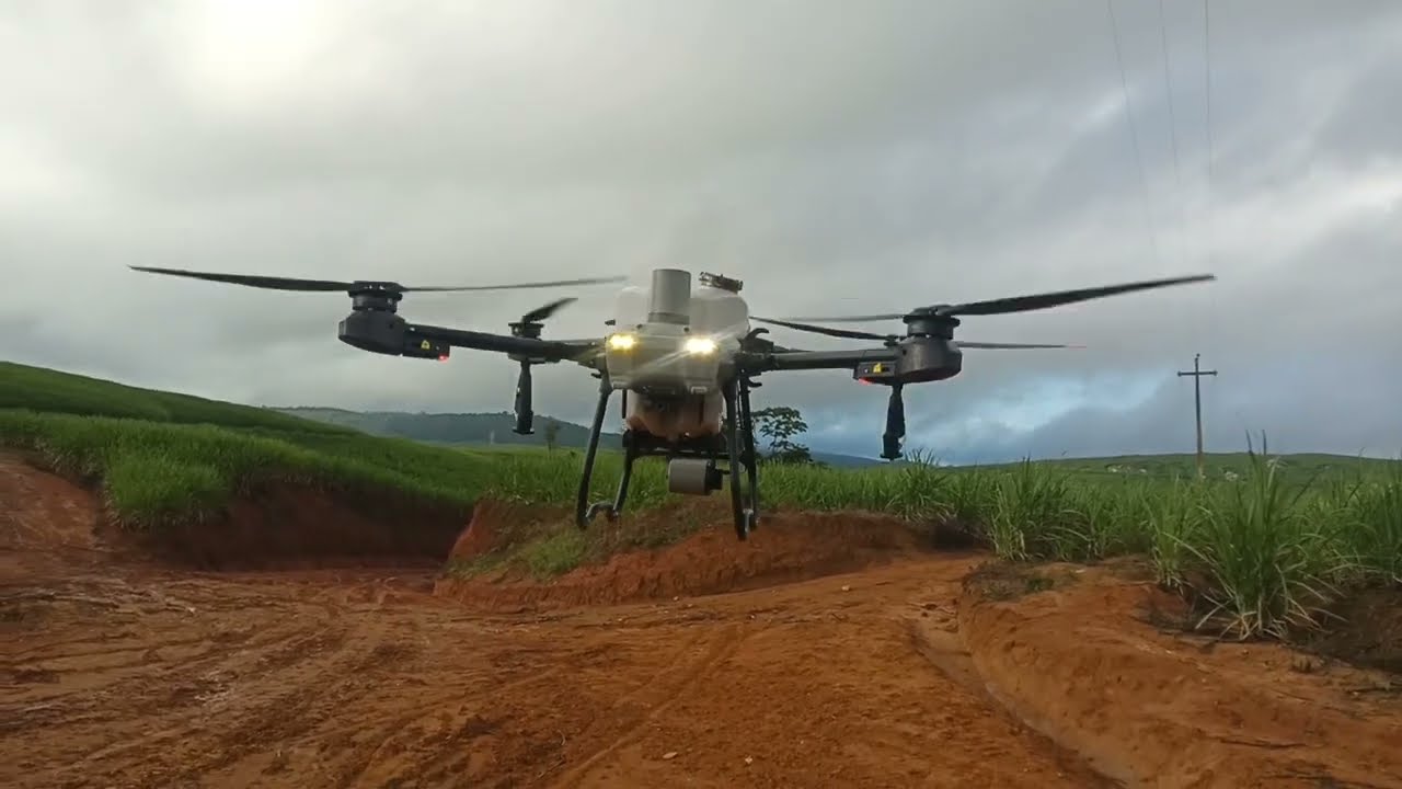 Mapeando e aplicação de herbicidas com Drone T25