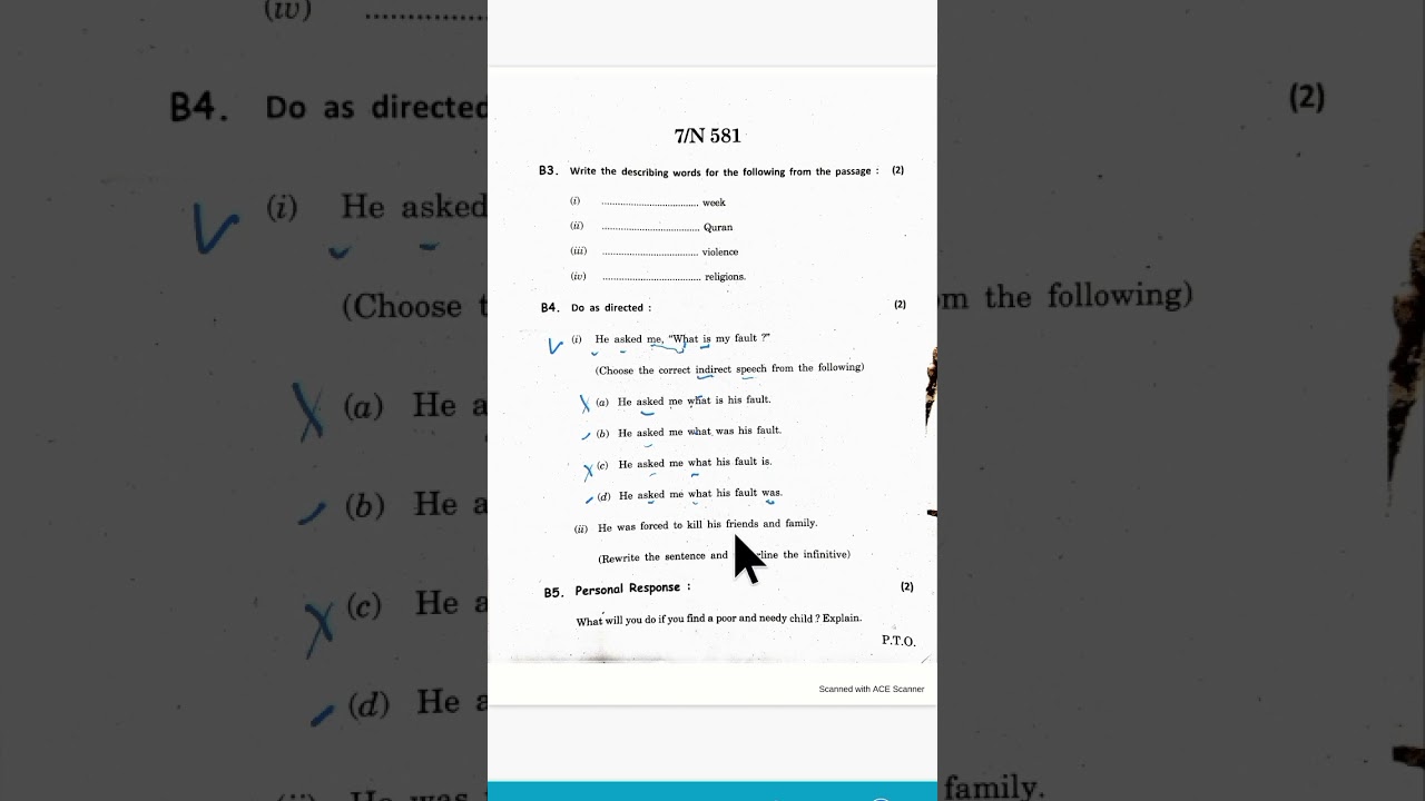 SSC English Grammar | Do as Directed | March 2024 |Marathi Medium| #shorts #sscenglish #viral #reels