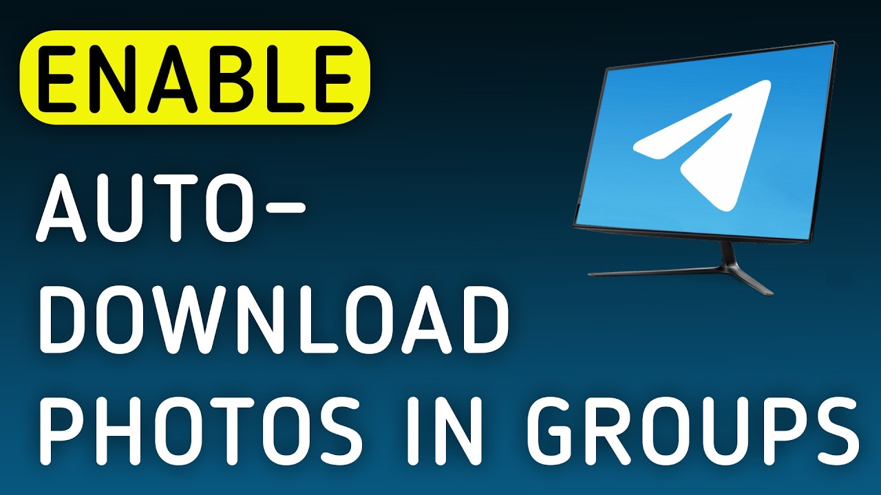 How To Enable Automatically Download Photos In Groups On Telegram App On PC (New Update)