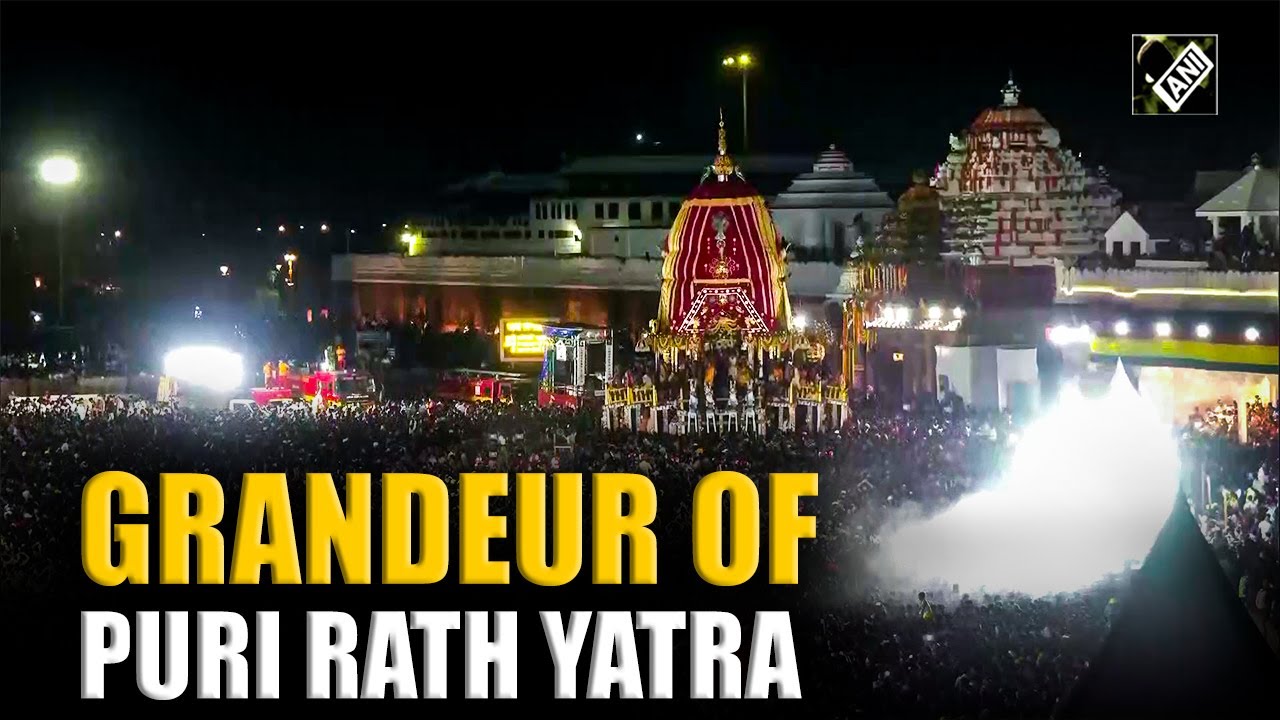 Watch: Mesmerising visuals of grand Rath Yatra in Odisha’s Puri | Bird’s Eye View