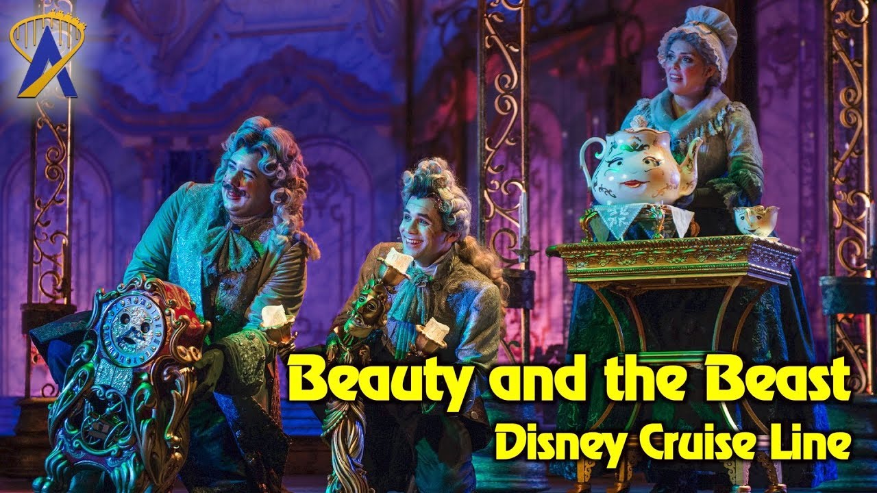 A look at Beauty and the Beast performing on the Disney Dream cruise ship