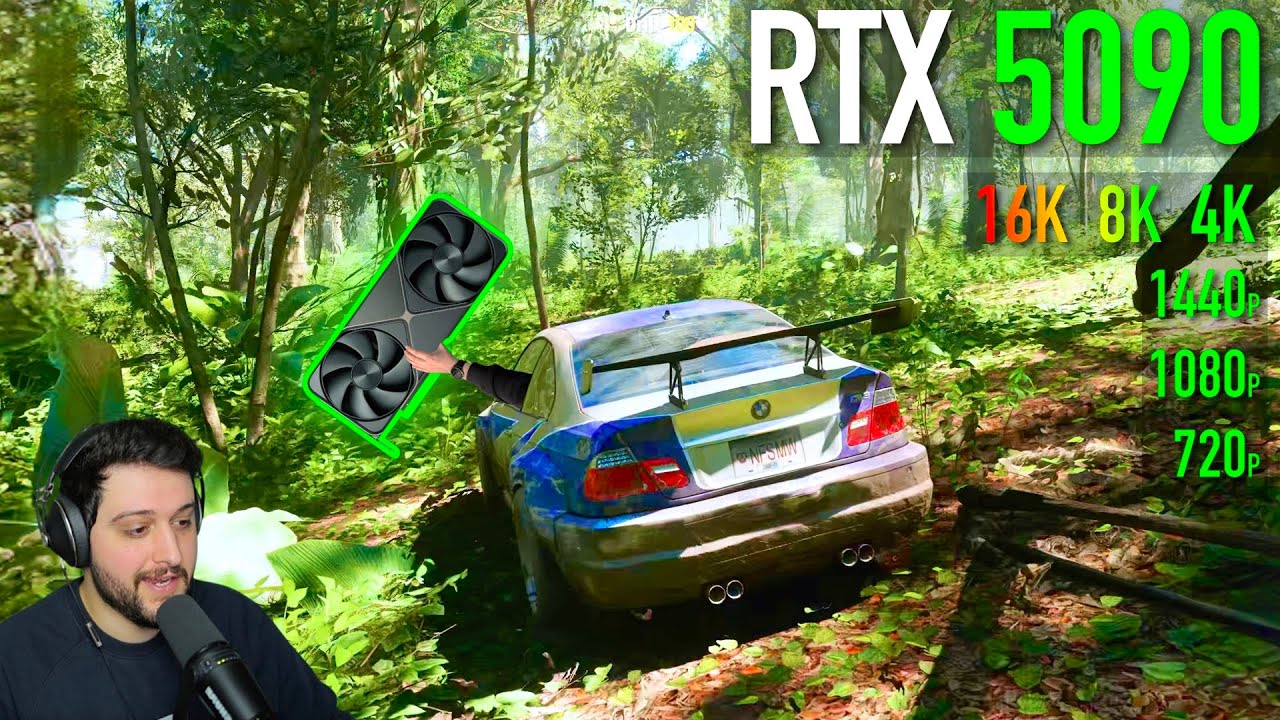 RTX 5090 в Forza Horizon 5 - 16K оказалась неожиданной!