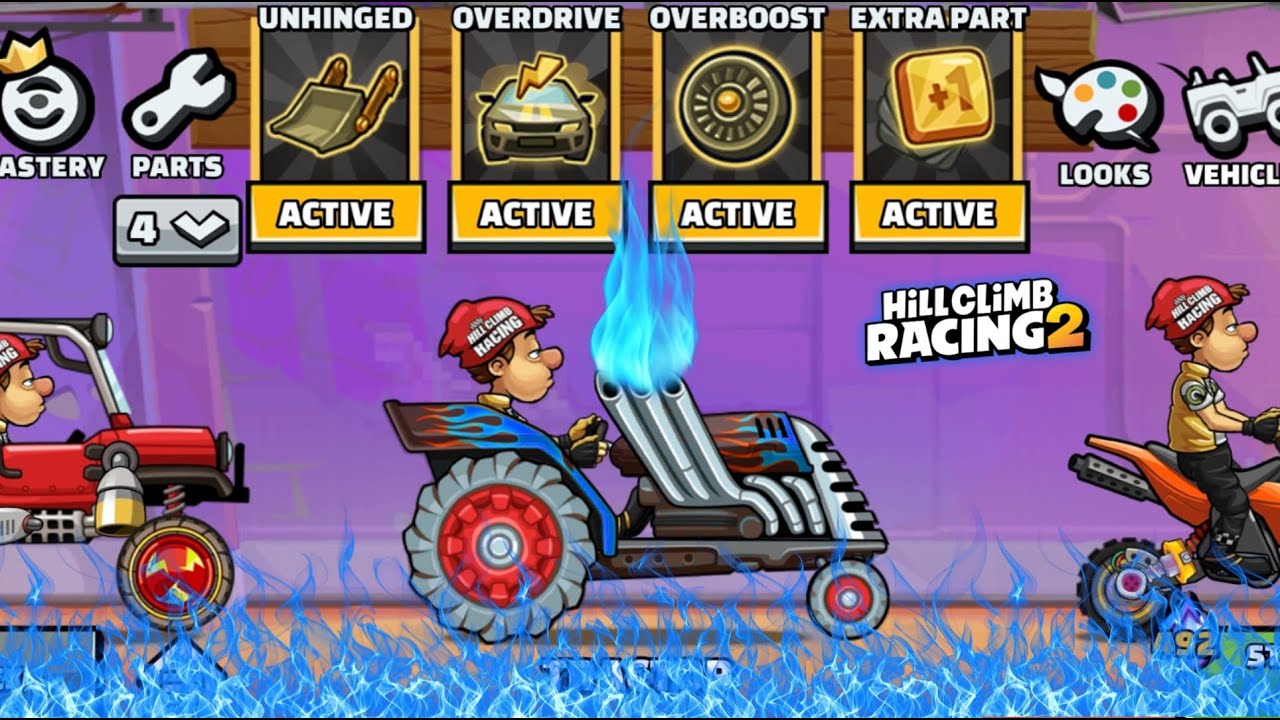 INSANE RECORDS WITH TRACTOR MASTERY - Hill Climb Racing 2