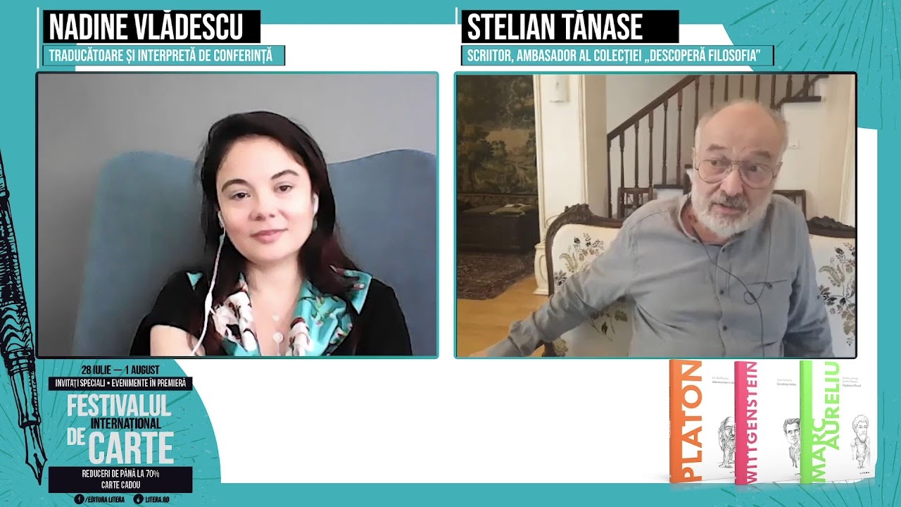 📚 Descoperă filosofia cu Stelian Tănase. Dialog cu Nadine Vlădescu