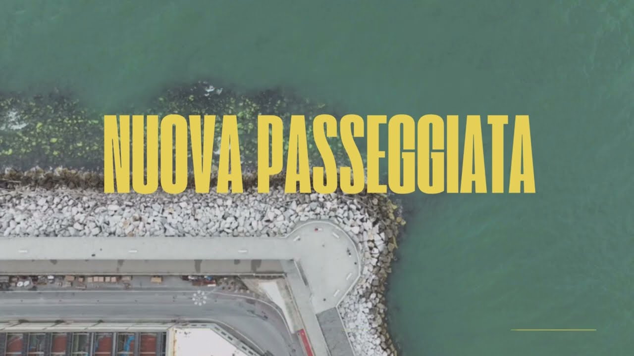 NUOVA PASSEGGIATA sul MOLO del PORTO DI CARRARA
