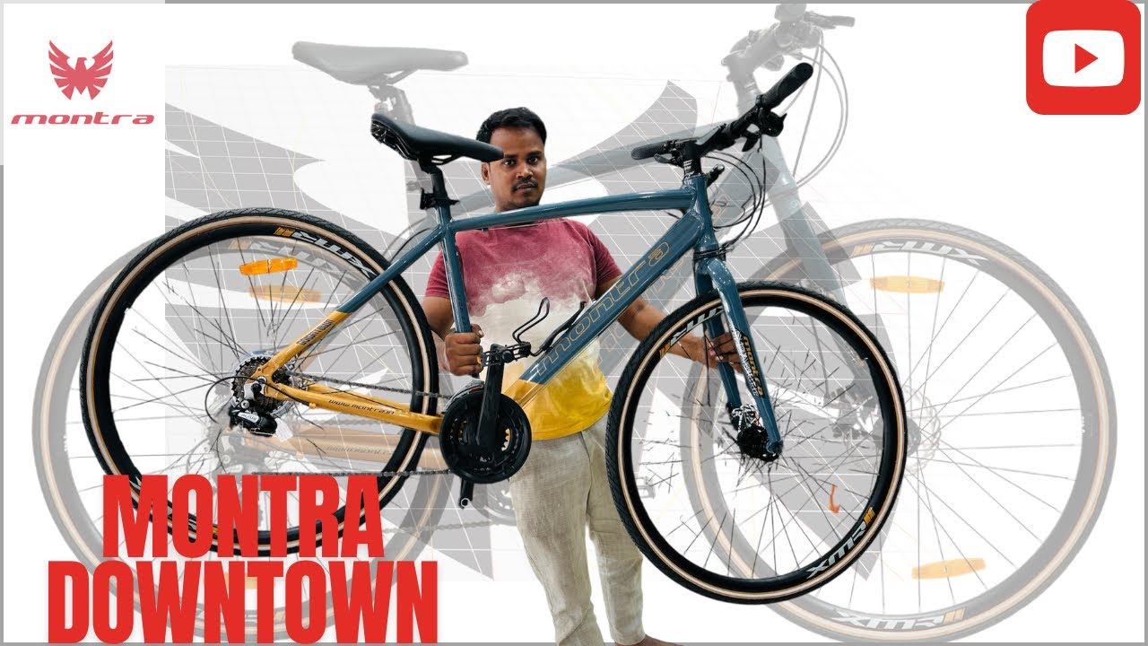 Montra Downtown New model 700x35 21 Speed Hybrid Cycle ..🤩￼