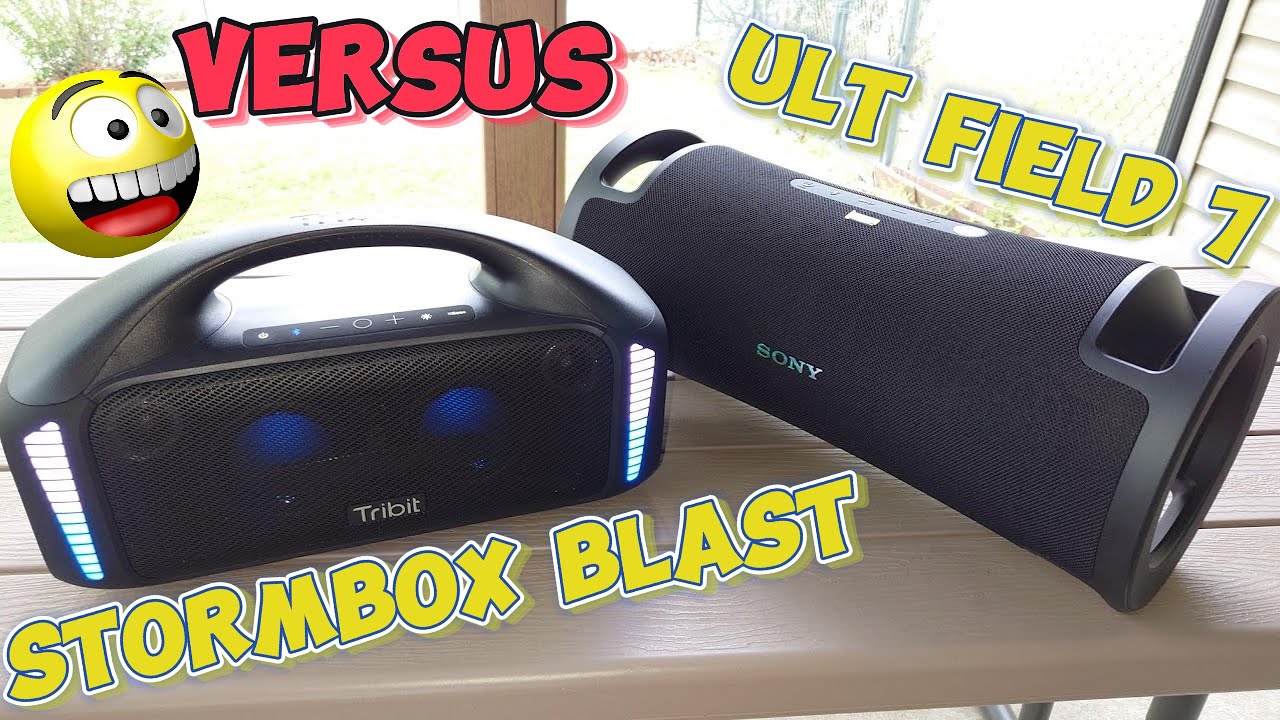 Sony Field 7 (ULT 2) против Tribit Stormbox Blast (XBASS) ⛅️Сравнение звука на открытом воздухе 💵Большие деньги против маленьких