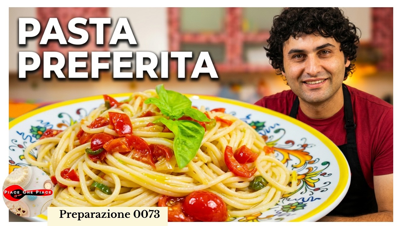 La mia pasta preferita pronta in pochi minuti ( SEMPLICE , veloce e buona ) sono spaghetti 😉😋😂