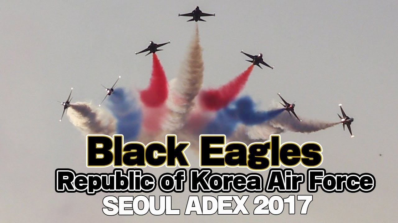 [ブラックイーグルス] Black Eagles demo flight SEOUL ADEX 2017 블랙이글스 102102