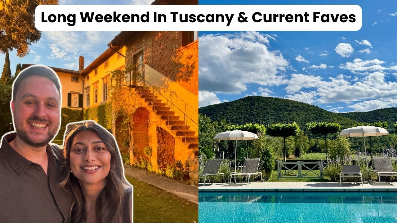 ✨ Tuscany Wedding Anniversary Vlog | 4 Days in Italy at Villa di Piazzano + Current Faves ✨