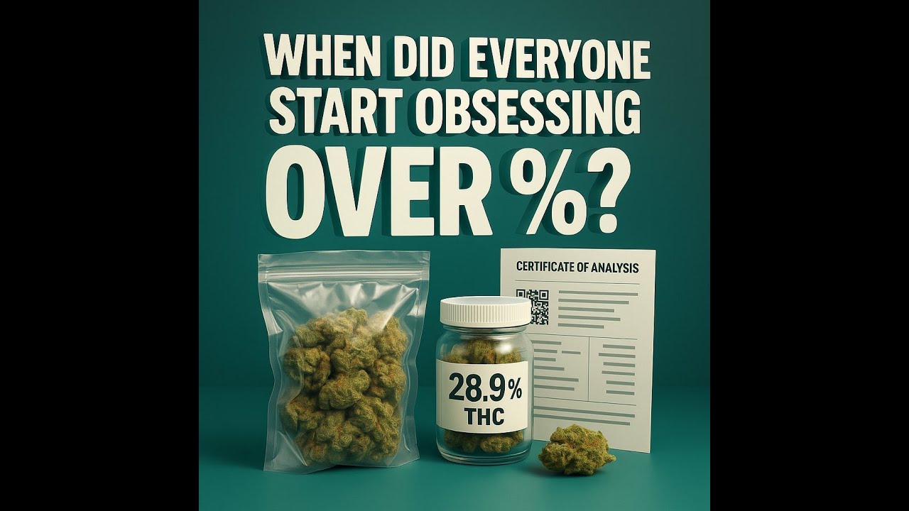 When Did Everyone Start Obsessing Over THC Percentages %? 🧪
