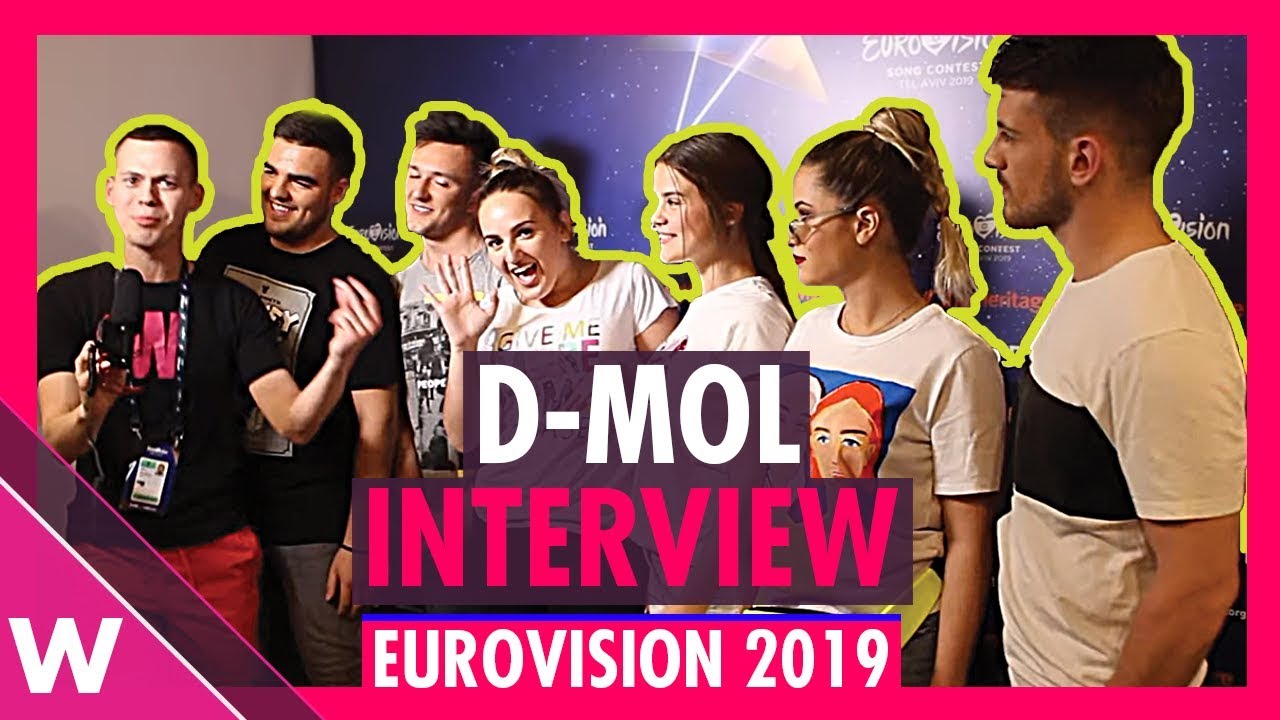 D mol (Montenegro) interview @ Eurovision 2019 first rehearsal