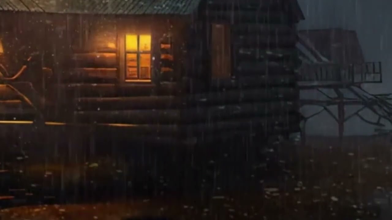 Chuva Forte e Trovão para Dormir Profundamente. Vídeo SEM ANÚNCIO. Sons Relaxantes.