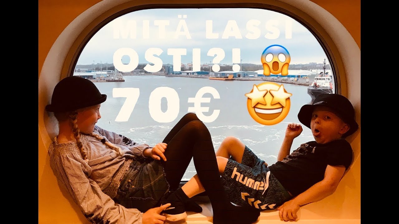 LASTEN KANSSA LAIVALLA - MITÄ LASSI OSTI?!