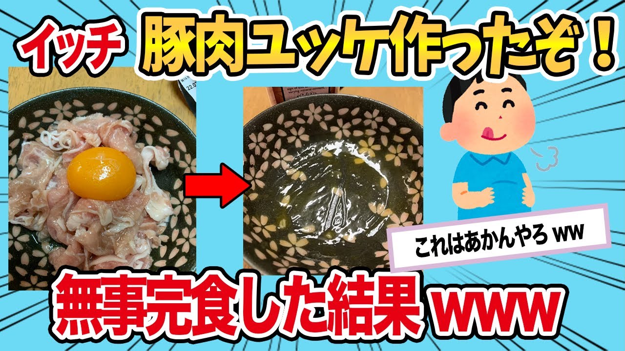 【2chおもしろスレ】命懸けで生豚肉ユッケを食べた結果www【ゆっくり解説】