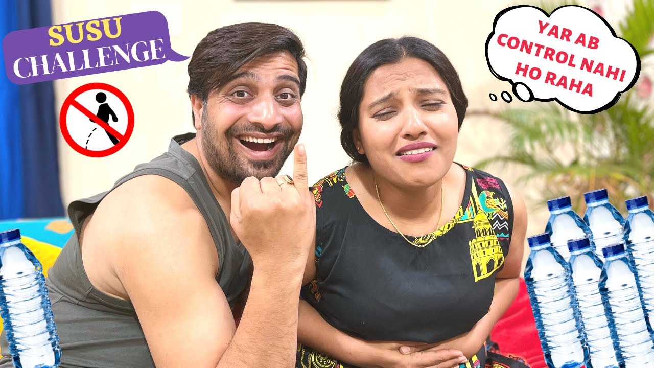 TRY TO CONTROL CHALLENGE | FIRST jane wale ko 24 Hours Punishment | Funkie Couple Vlogs