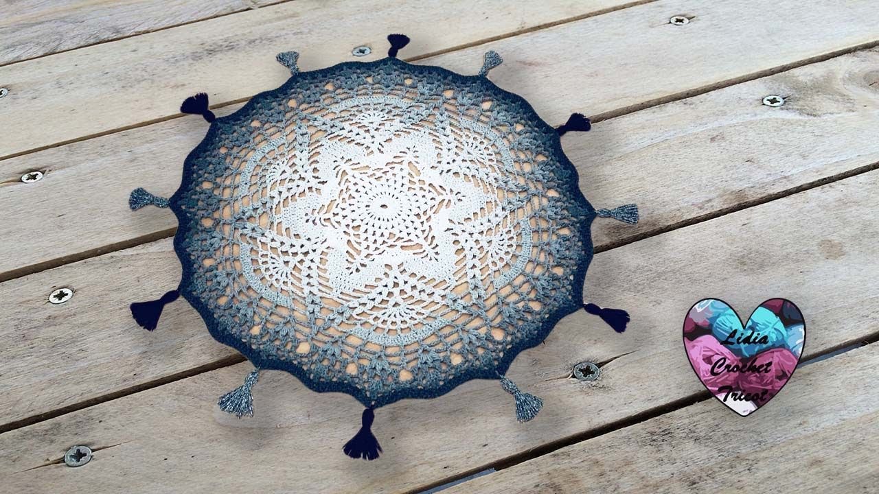 Tapis "Etoile" Crochet "Lidia Crochet Tricot"