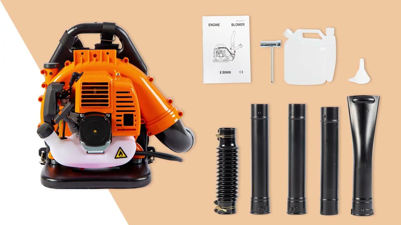 a808/eb808 52CC Leaf Blower Assembly and Startup Guide