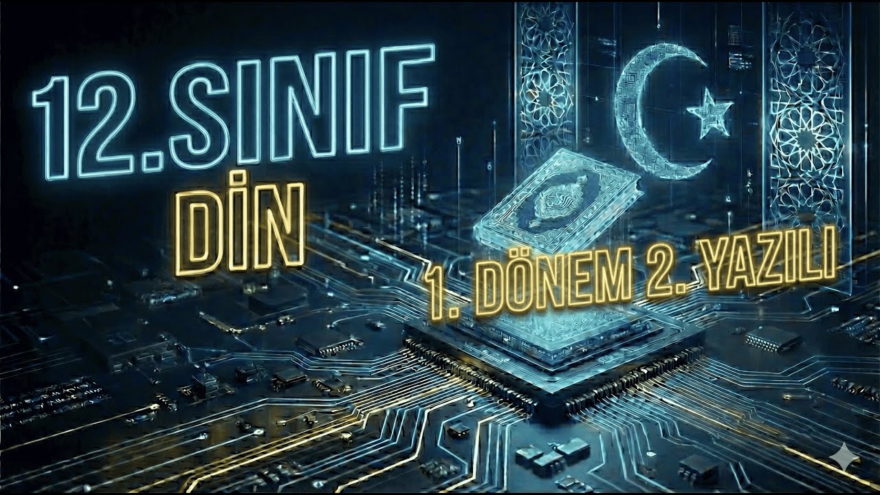 12. Sınıf Din Kültürü 1. Dönem 2. Yazılı | Hem Okul Hem YKS İçin Efsane Prova! 💯