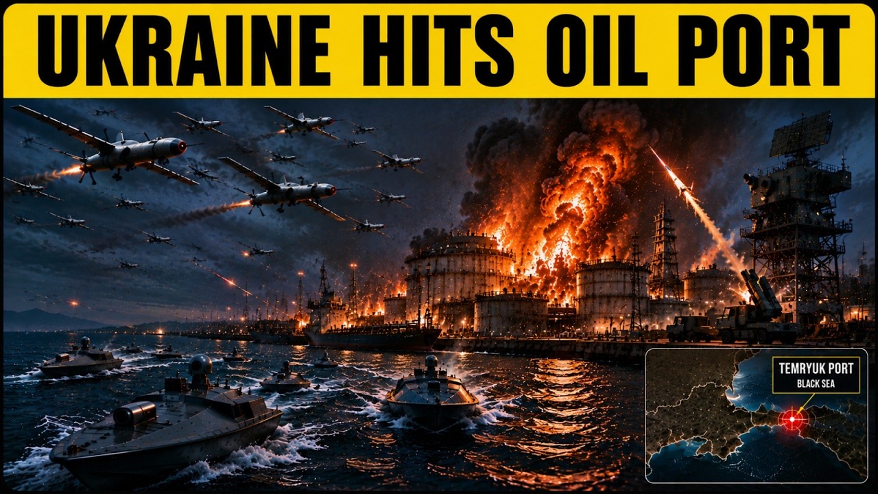 Ukrainian Drones Attack Russia's Largest Oil Port on the Black Sea &ndash; Then THIS Happened