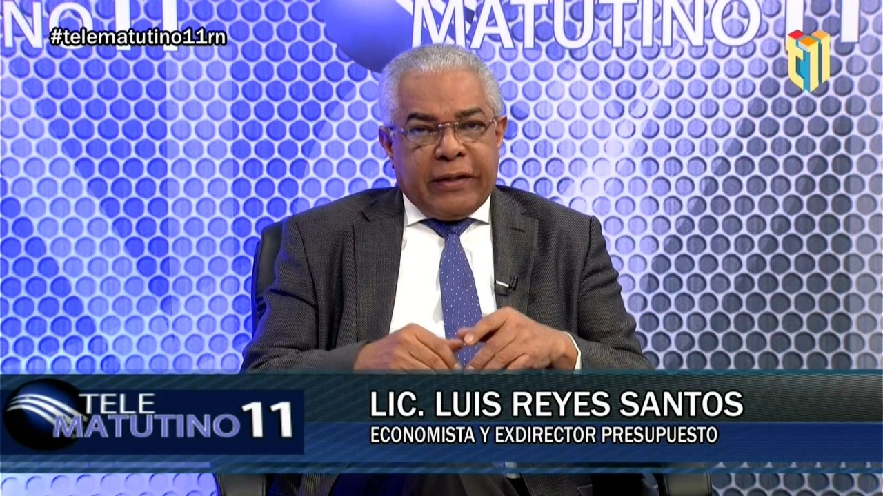 Lic. Luis Reyes Santos, Economista y Exdirector de Presupuesto