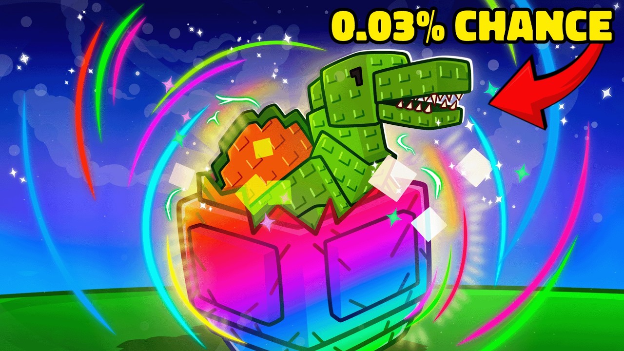 Я вылупил первого в мире РАДУЖНОГО ДИНОЗАВРА в игре «Вырасти в саду»!