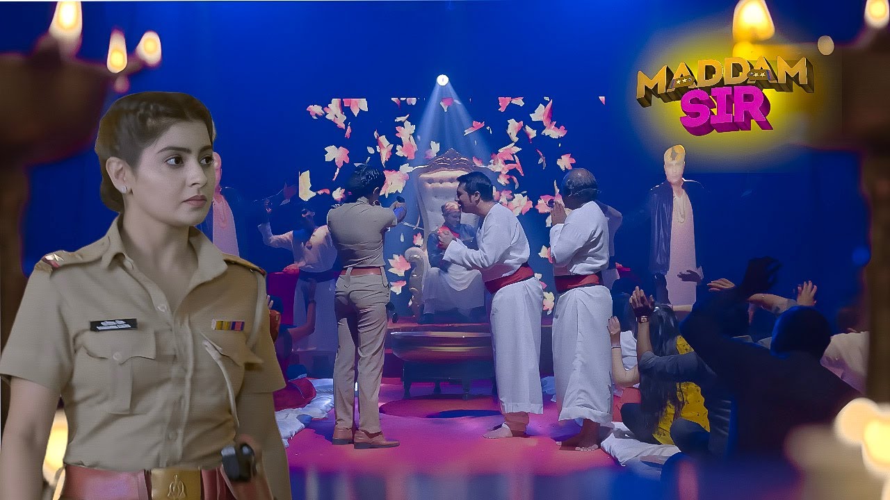 करिश्मा सिंह ने बाबा रंग रसिया पर तानी बंदूक, माहौल बन गया सनसनीख़ेज़ || MADAM SIR  NEW EPISODE ||