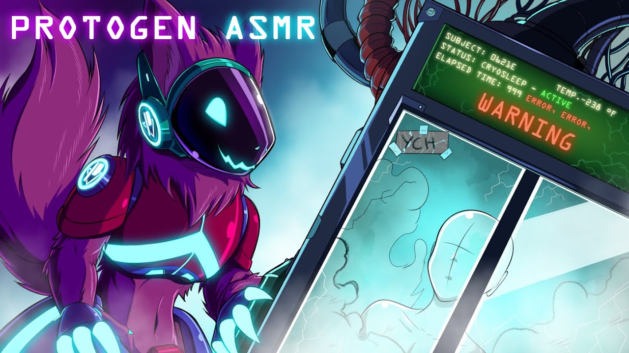 [Furry ASMR] POV you slept 4000 years and wake up to a protogen [Whispering and Story ASMR]