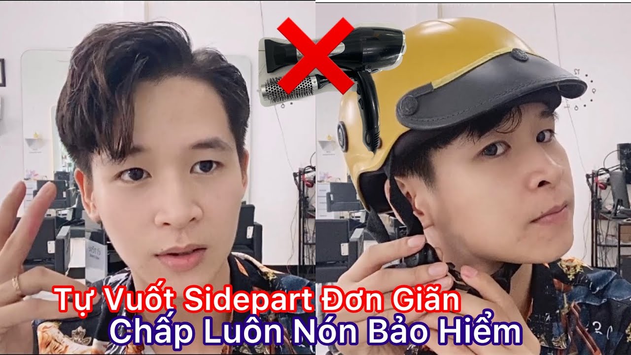 Cách Vuốt Tóc Sidepart 7/3 | Không Cần Máy Sấy và Lược Tạo Kiểu