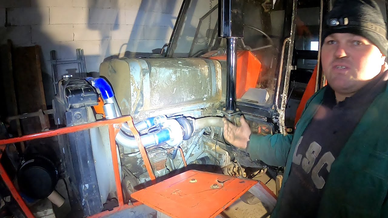 Ursus 914 Tomasz uruchamia dostawione TURBO