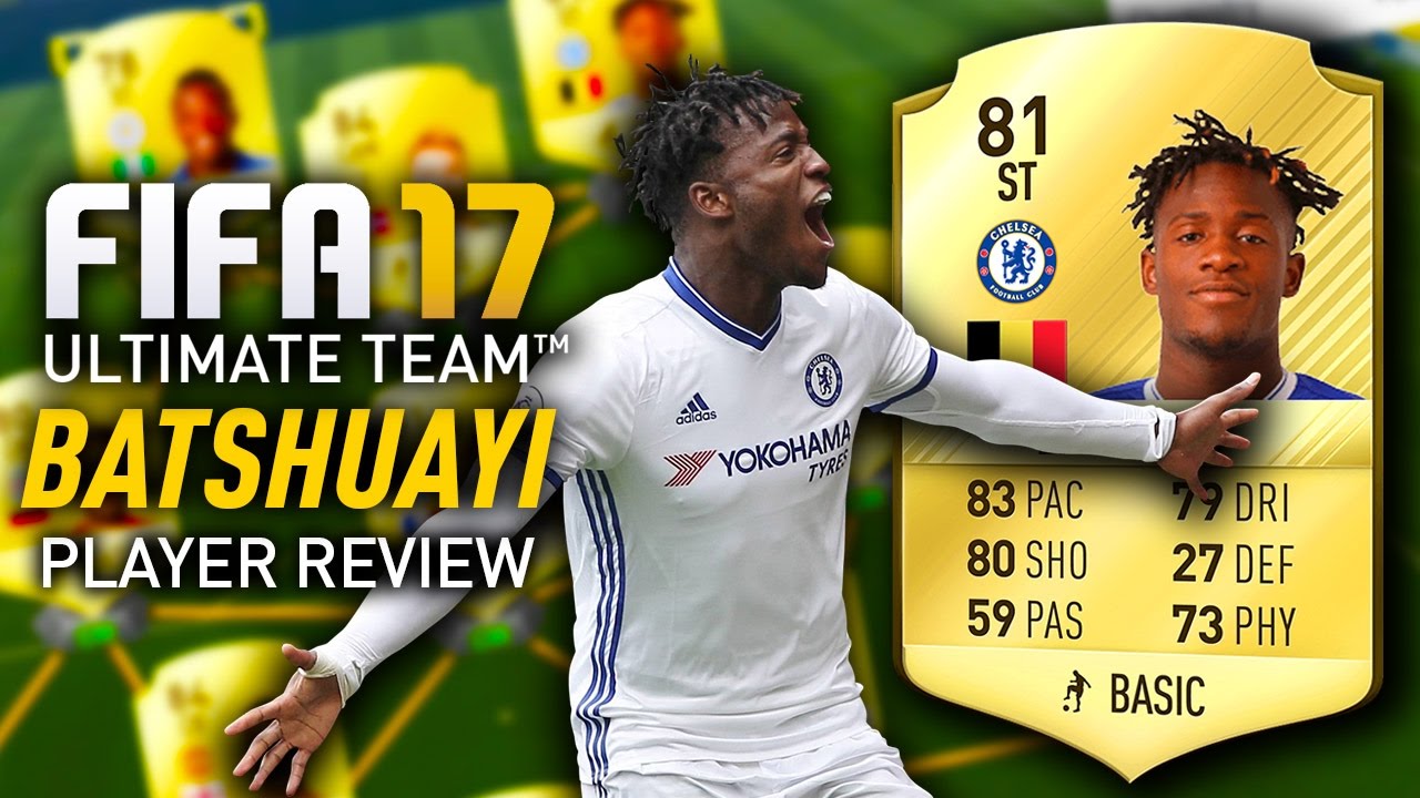 FIFA 17 MICHY BATSHUAYI (81) PLAYER REVIEW! FIFA 17 ULTIMATE TEAM!