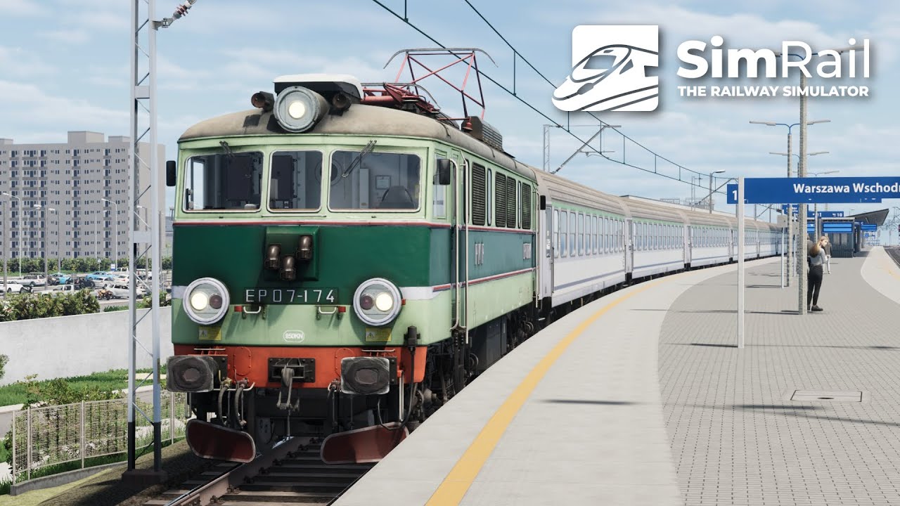 SimRail - The Railway Simulator | With EP07 | From Warszawa To Łódź | Train TLK 19134 Łęcka