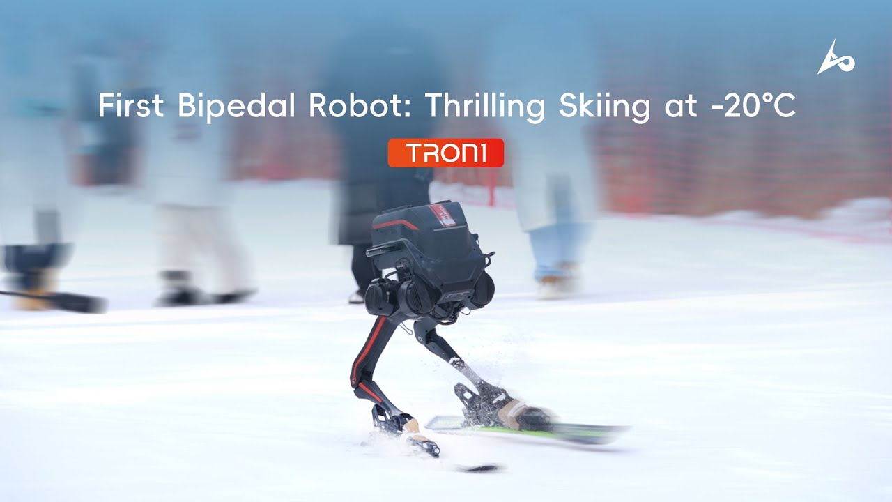 TRON 1 Goes Cold | The First Bipedal Robot Skiing in -20°C Extreme!